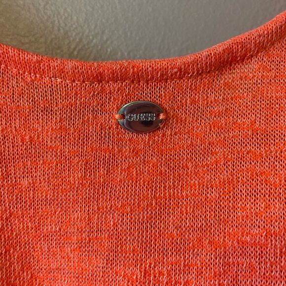 Guess Coral Hi-Lo Knit Crop Top size XS - Picture 5 of 5